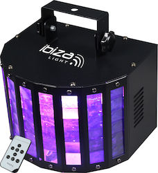 Ibiza Sound Φωτορυθμικό LED Butterfly RC RGB