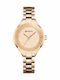 Curren Women's Watch with Pink Gold Metal Bracelet
