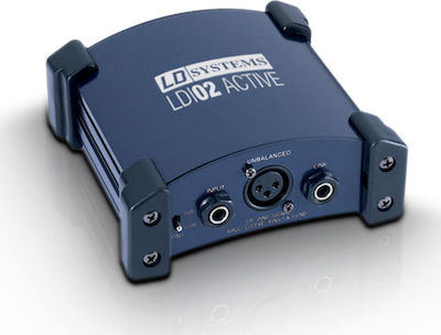 LD Systems LDI02 Active 1 Channel DI Box with Phantom Power and Battery