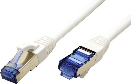 Value S/FTP Cat.6a Gigabit Network Cable Ethernet 2m White