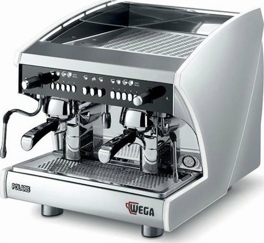 Wega Polaris Comp EVD/2 + SPIW Chrome Επαγγελματική Μηχανή Espresso με 2 Group Π76xΒ57xΥ52cm