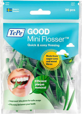 TePe Mini Flosser Ață Dentară cu mâner 36buc