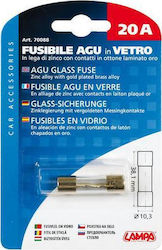 Lampa AGU Glass Fuse 20A Ασφάλεια Αυτοκινήτου Γυάλινη Στρογγυλή Lampa AGU Glass Fuse 20A Ασφάλεια Αυτοκινήτου Γυάλινη Στρογγυλή