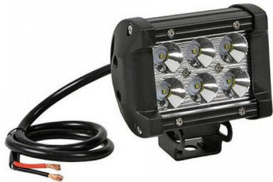 Lampa WL-7 Squareς Waterproof Headlights Car LED Universal 10 - 30V 18W 11.2cm with White Lighting 1pcs