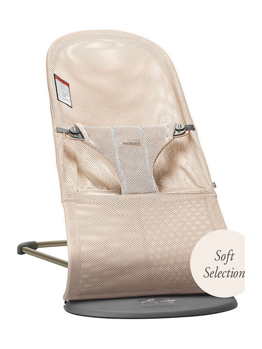 BabyBjorn Χειροκίνητο Relax Μωρού Bliss Pearly Pink Mesh για Παιδί έως 13kg