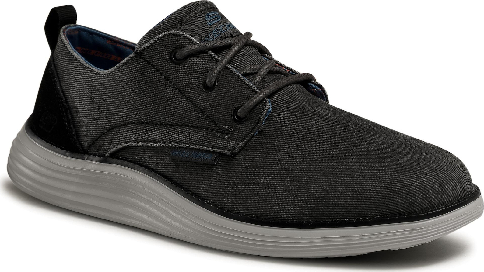 Skechers Status 2.0 Pexton Ανδρικά Casual Παπούτσια Γκρι 65910BLK
