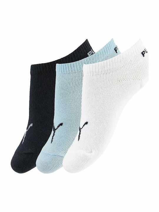 PUMA Athletic Kids' Ankle Socks Blue 3 Pairs