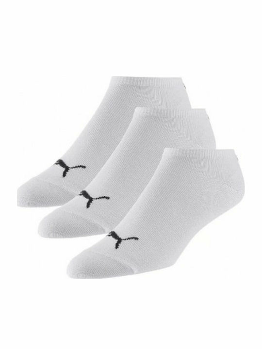 PUMA Athletic Kids' Ankle Socks White 3 Pairs