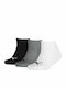 PUMA Athletic Kids' Ankle Socks Quarter Black 3 Pairs