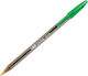 Bic Cristal Pen Ballpoint 1.6mm with Green Ink ...