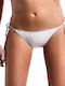 Bluepoint Bikini Slip with Ties White