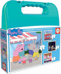 Kids Puzzle Peppa Pig Case for 4++ Years 73pcs Educa