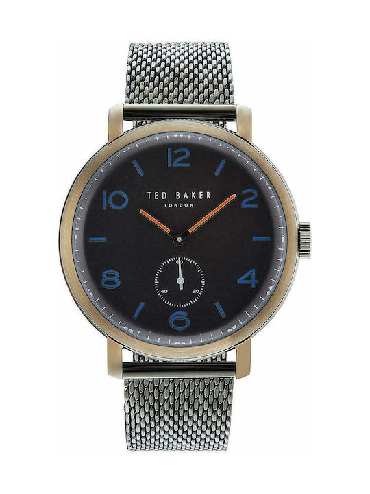 Ted Baker Harry Uhr Chronograph Batterie mit Schwarz Metallarmband