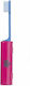 Kent Travel Size Manual Toothbrush Medium Blue / Fuchsia