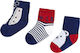 Mayoral Kids' Ankle Socks Red 3 Pairs