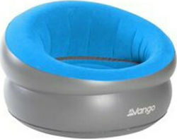 Vango Πολυθρόνα Inflatable Deluxe Flocked Chair Mykonos Blue