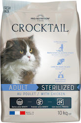 Flatazor Crocktail Adult Strerilized Dry Food for Adult Neutered Cats with Sensitive Urinary System with Chicken 10kg