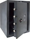 Cisa 82750 Tresor mit digitalem Schloss Abmessungen H36xB40xH49cm mit Gewicht 54.2kg 1.82750.74.0