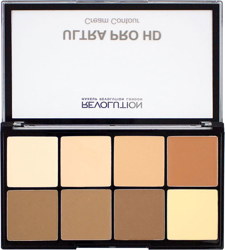 Revolution Beauty Ultra Pro Hd Cream Contour Palette Powder Light