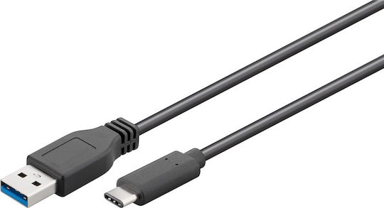 Goobay USB 3.0 Cable USB-C Male - USB-A Black 0.15m