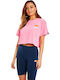 Ellesse Manila Women's Athletic Blouse Short Sleeve Pink