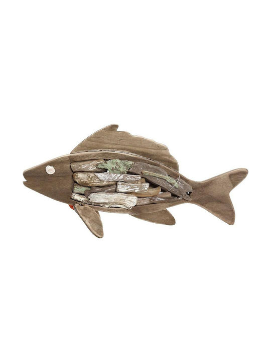 Espiel Wooden Wall Ornament 38x6x20cm