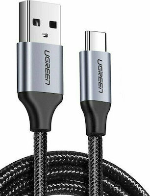 Ugreen Braided USB 2.0 Cable USB-C male - USB-A male Μαύρο 1.5m (60127)