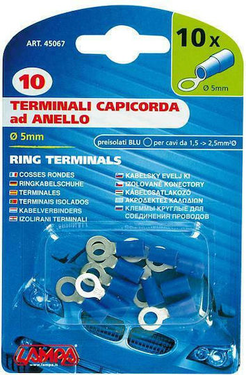 Lampa Ακροδέκτες Οπής Μπλε (L4506.7) σε σετ των 10τμχ
