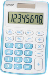 Genie 120 Calculator Pocket 8 Digits in Blue Color