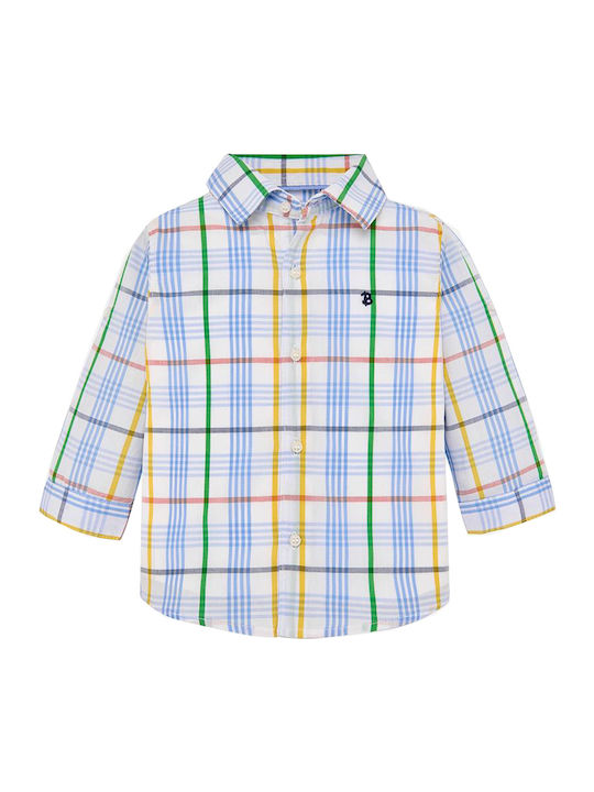 Mayoral Kids Checked Shirt Multicolour