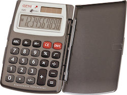 Genie 520 Calculator Pocket 10 Digits in Black Color