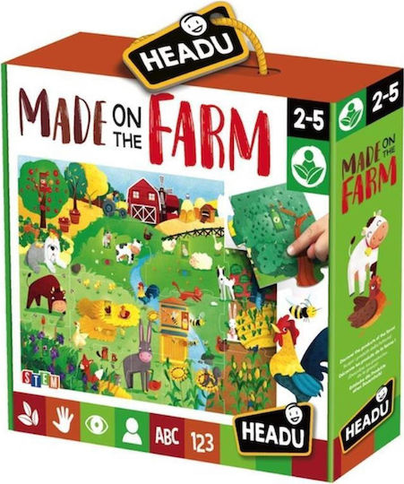 Kids Puzzle Made On the Farm 22pcs Headu
