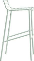 Μεταλλικό Σκαμπό Μπαρ Trampoliere Λευκό 46x42x65cm Μεταλλικό Σκαμπό Μπαρ Trampoliere Λευκό 46x42x65cm