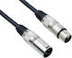 Bespeco Cable XLR male - XLR female Μαύρο 20m IROMB2000BK