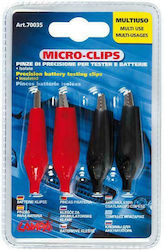 Lampa Crocodili Microclips Battery Clamps 4.5cm 70035 4buc