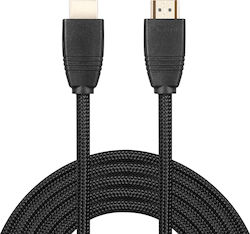 Sandberg 509-14 HDMI 2.1 Braided HDMI male - HDMI male 2m Μαύρο