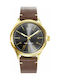 Mark Maddox Village Watch with Brown Leather Strap