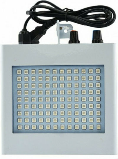 Strobe Light LED Room Strobe 108 DJ RGB Silver