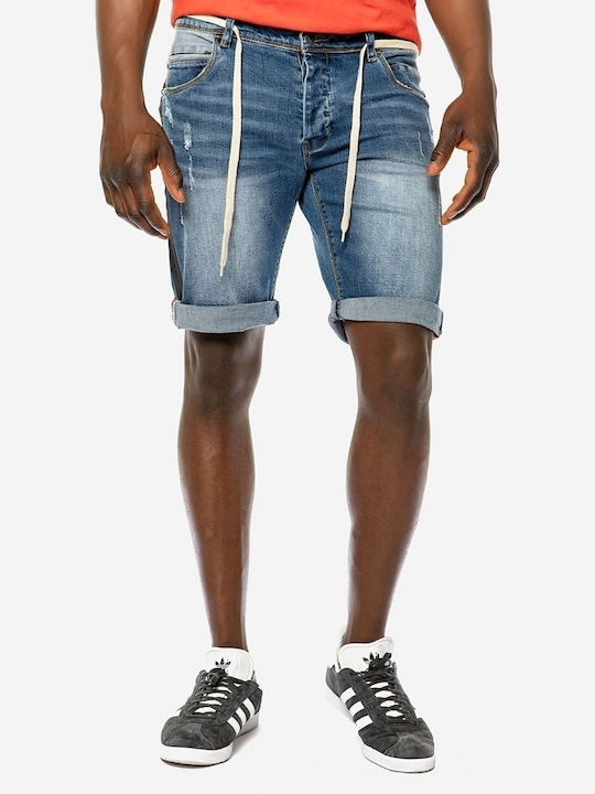 Camaro Herrenshorts Jeans Blau