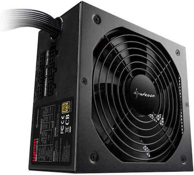 Sharkoon WPM Gold Zero 750W Black Computer Power Supply Semi Modular 80 Plus Gold