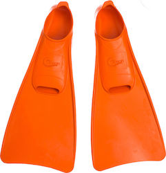 Ocean Swimming / Snorkelling Fins Medium Orange DF300-36-37-OR