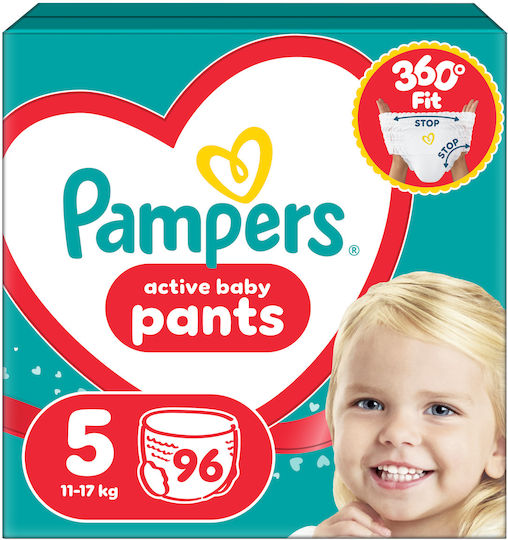 Pampers Памперси гащи Pants № 5 за 12-17kg 96бр