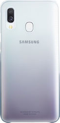 Samsung Umschlag Rückseite Silikon Schwarz (Galaxy A40) EF-AA405CBEGWW