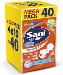 Sani Sensitive Think & Absorbent Πάνες XLarge 4x10τμχ