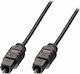 Lindy Optisches Audiokabel TOS männlich - TOS männlich Schwarz 2m (35212)