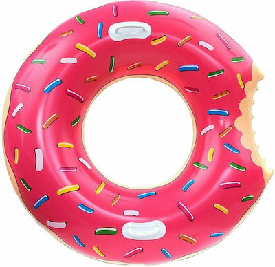 Bluewave Κουλούρα Με Χερούλια Inflatable Floating Ring Donut with Handles Pink 120cm