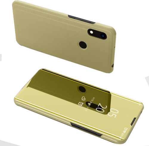 Clear View Buchen Sie Kunststoff Gold (Huawei Y6s / Honor 8A)