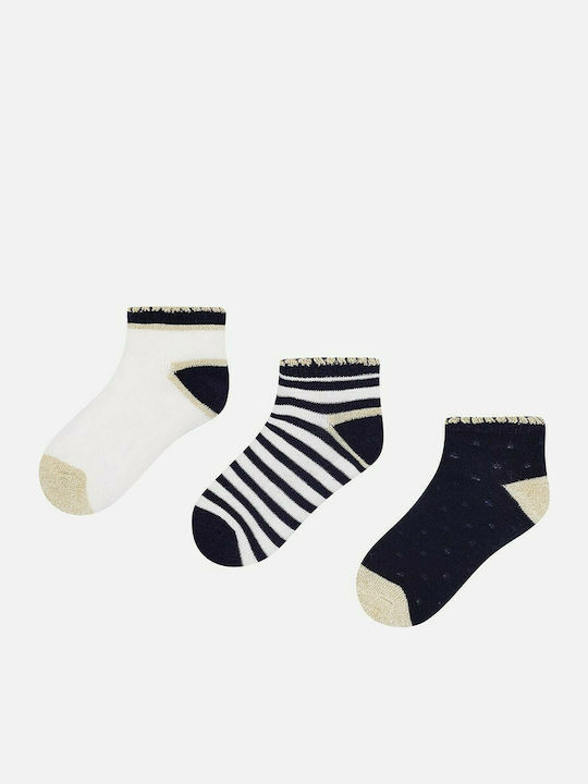 Mayoral Kids Ankle Socks Blue 3 Pair