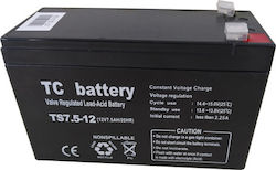 TC Battery TS7.5-12 Μπαταρία UPS 12V 7.5Ah