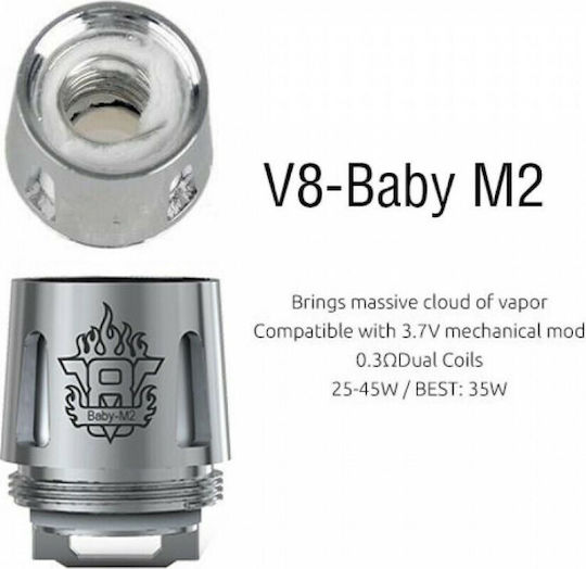 Smok TFV8 Baby M2 Съпротивление на Електронни Цигари 0.15ohm (ДЛ) 1бр